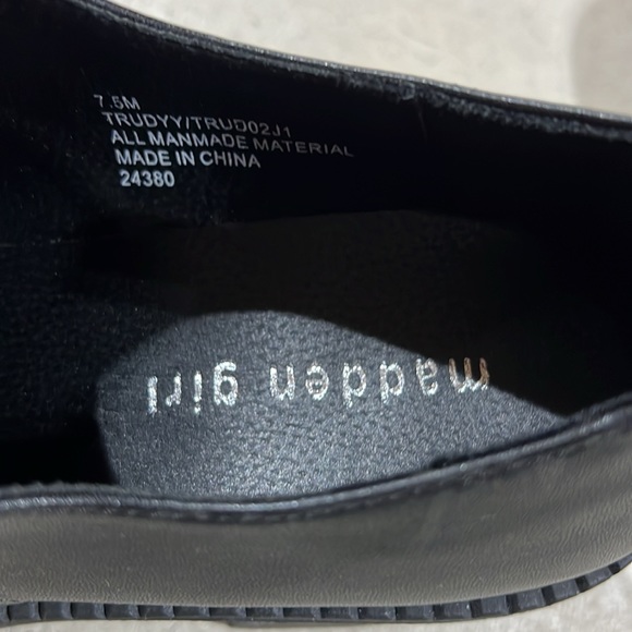 Lug shoes black madden girl - Picture 5 of 5